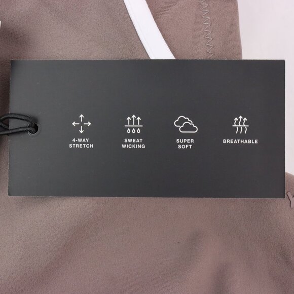 NWT Abercrombie YPB Tie Game Dress with Built-In Shorts & Shelf Bra in Brown (S) - Picture 7 of 8